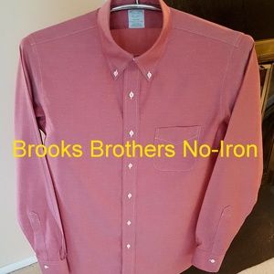 Brooks Brothers No-Iron Long Sleeve Mens Shirt